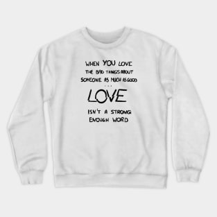 You tv show white Crewneck Sweatshirt